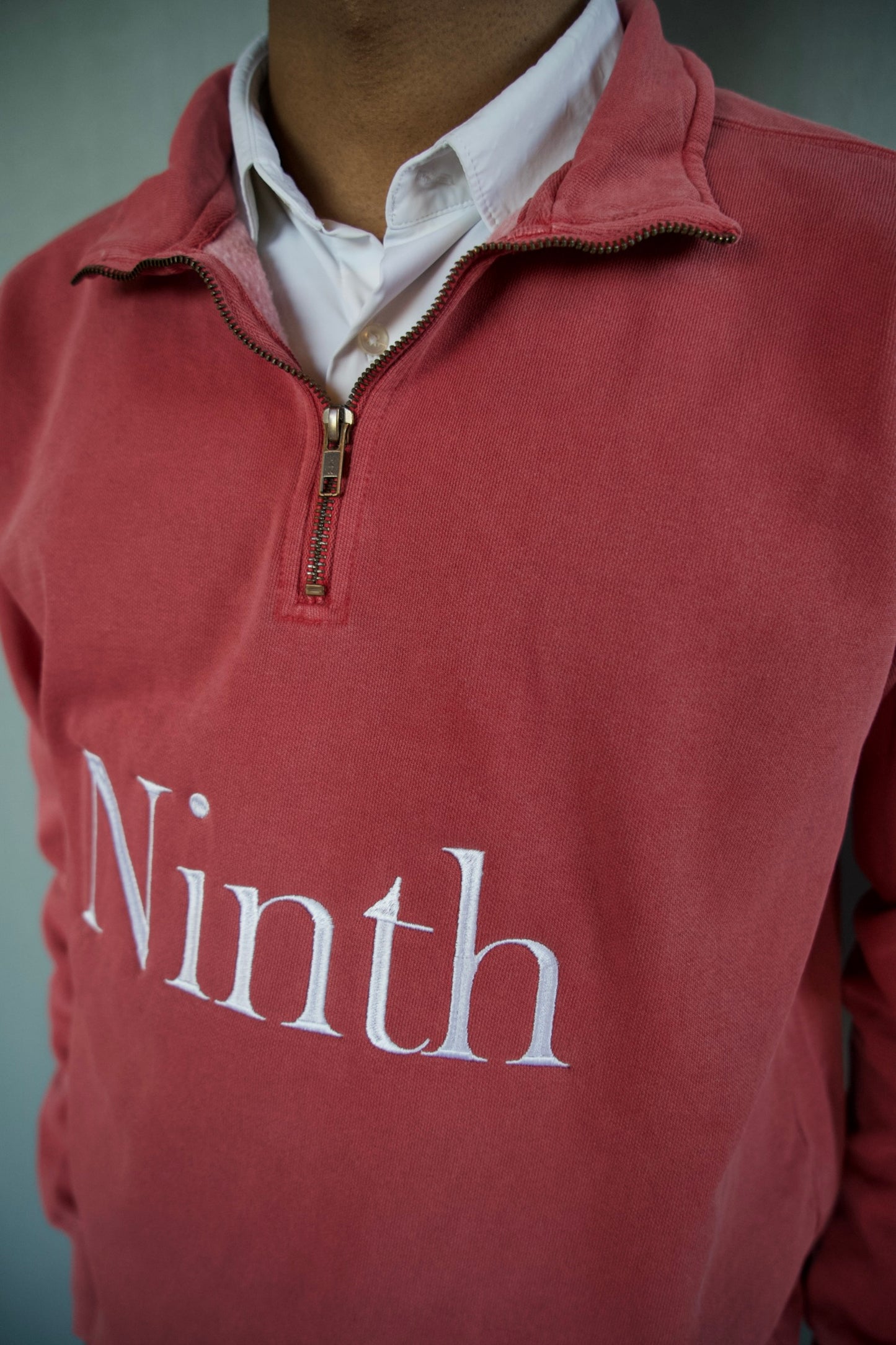 Ninth Red Quarter Zip