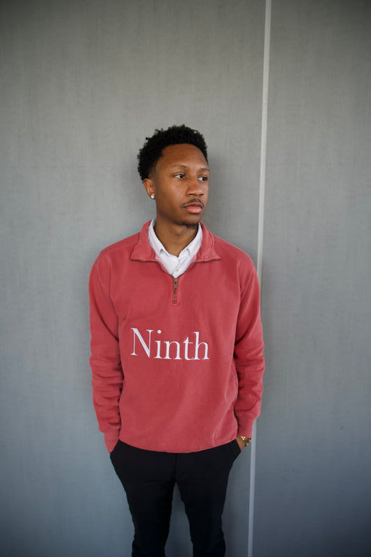 Ninth Red Quarter Zip